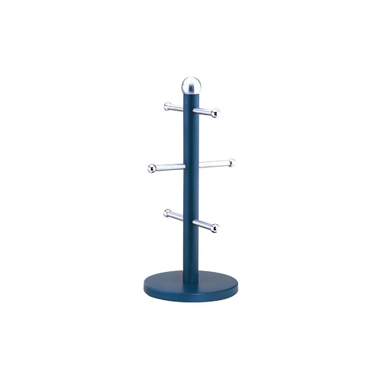 Michelino - STB12345 - Stilvoller Tassenbaum: Organisieren Sie Ihre Tassen mit Eleganz und Bequemlichkeit (Blau)