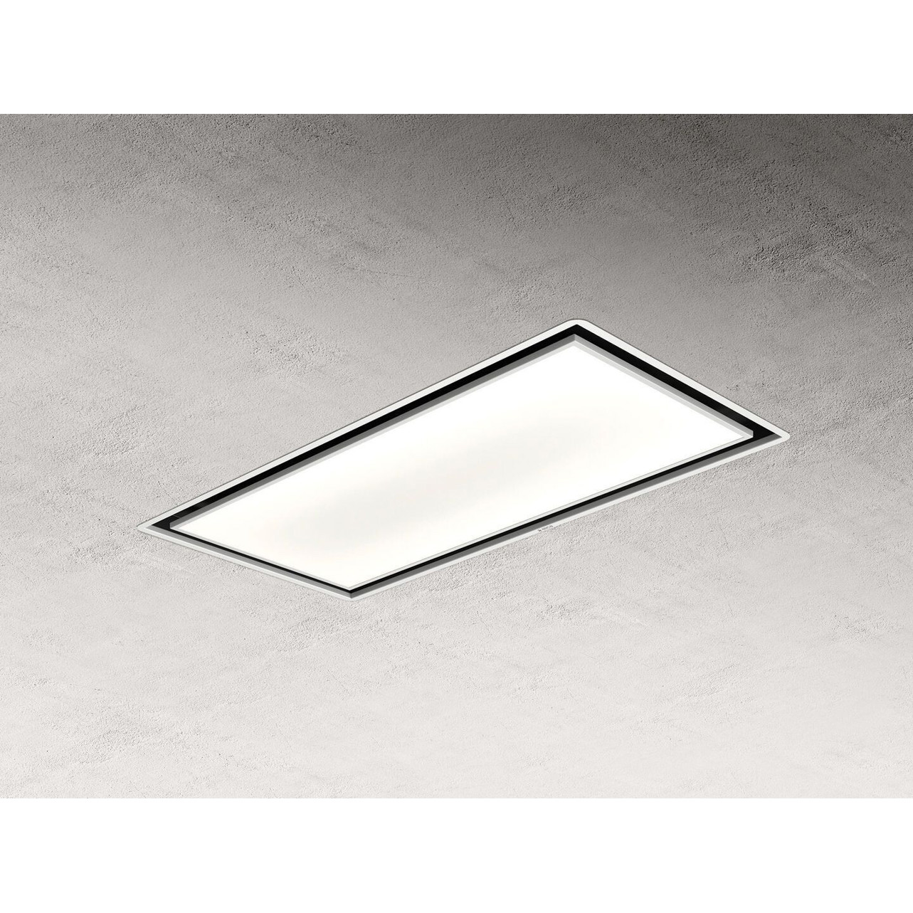 Elica - PRF0147735 Schwarz LED Deckenhaube mit Fernbedienung (Intensivstufe, Abluft)