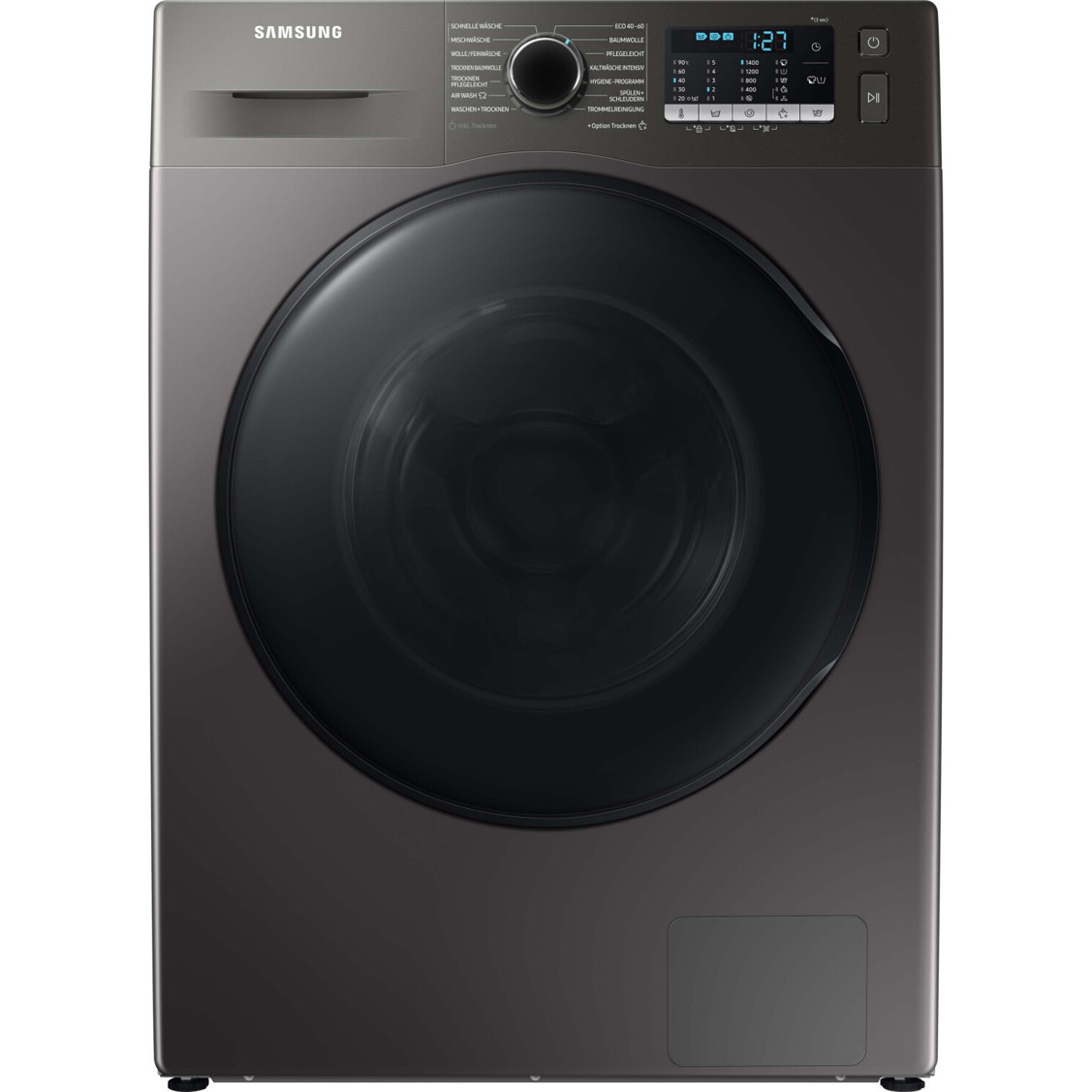 Samsung - WD8ETA049BX/EG (Freistehender Waschtrockner, Frontlader, anthrazit)