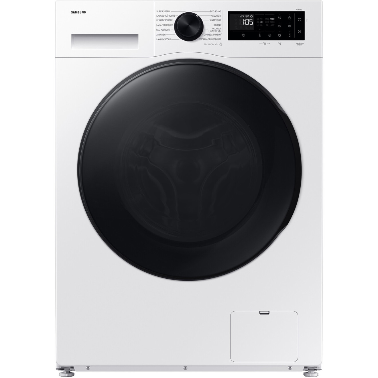 Samsung - WD90DG5G34BE/EG (Freistehender Waschtrockner, 9kg Waschen / 5kg Trocknen, LED Display, Smarte Funktionen & Eco Programme)