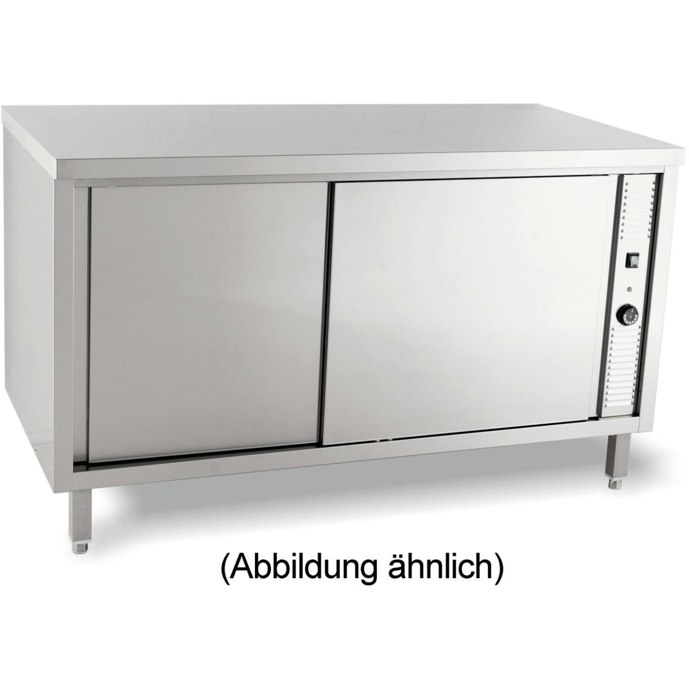 Cookmax - CMX-914107 Tellerwärmer mit Schiebetüren (Höhenverstellbar)