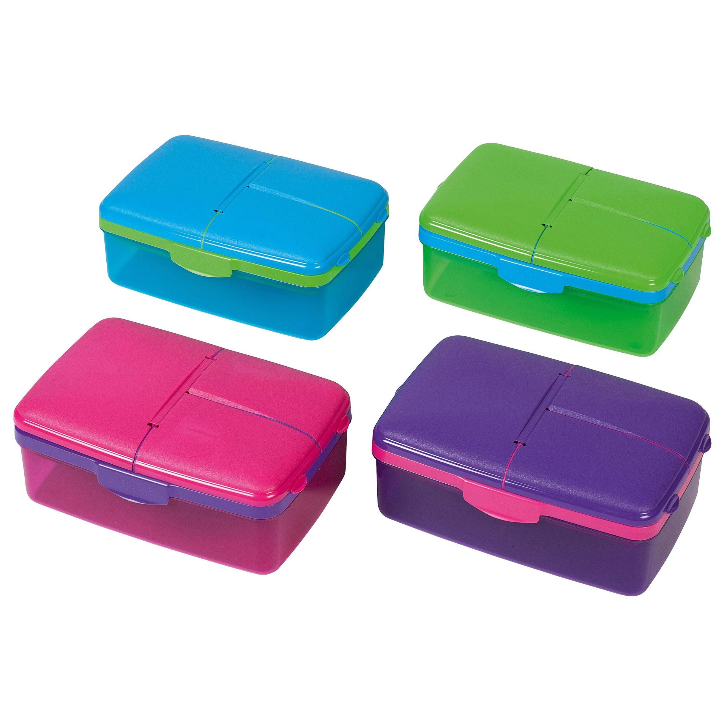 Sistema - Quaddie - Lunchbox/Brotdose mit Trinkflasche 1,5l 23x16,2x9,6cm (Gewicht: 0.309 kg)