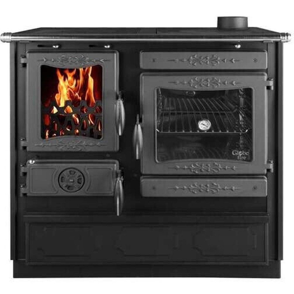 Globefire - Alhena - Küchenofen (Dauerbrand, 7 kW, Festbrennstoffherd)