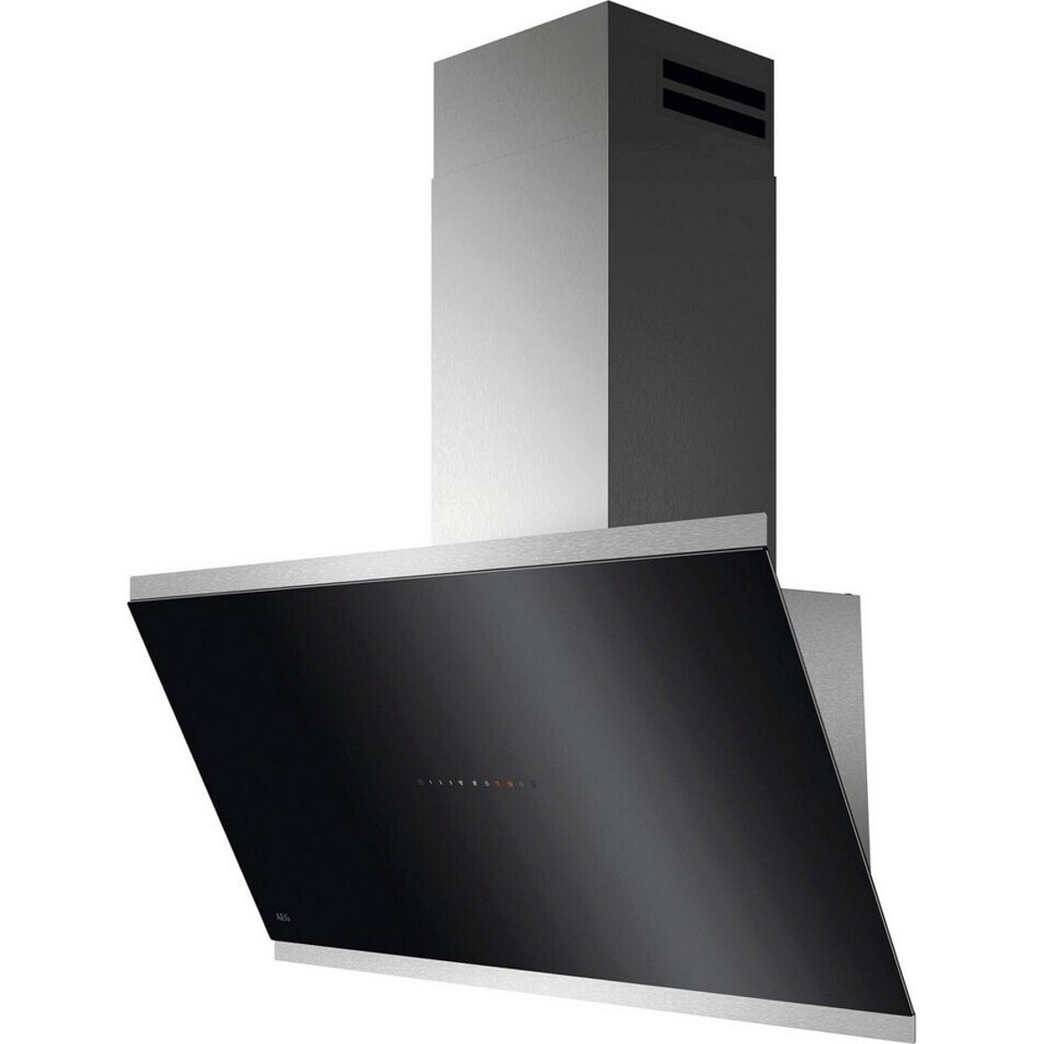 AEG - GV77D91SL (Smart Wandhaube mit WLAN & LED, schwarz, 90 cm, Abluft/Umluft)