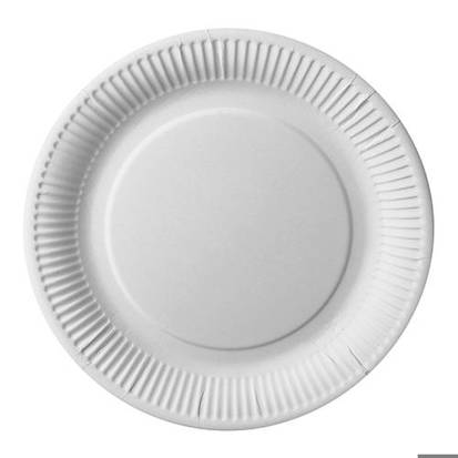 Papstar - Teller "pure" rund Ø 26 cm - Extra Starke Papierteller in Weiß