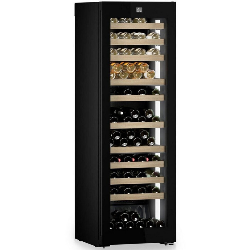 Liebherr - 5273-20 (Weintemperierschrank - schwarz, 104 Flaschen, 2 Zonen, Holzlagerböden)