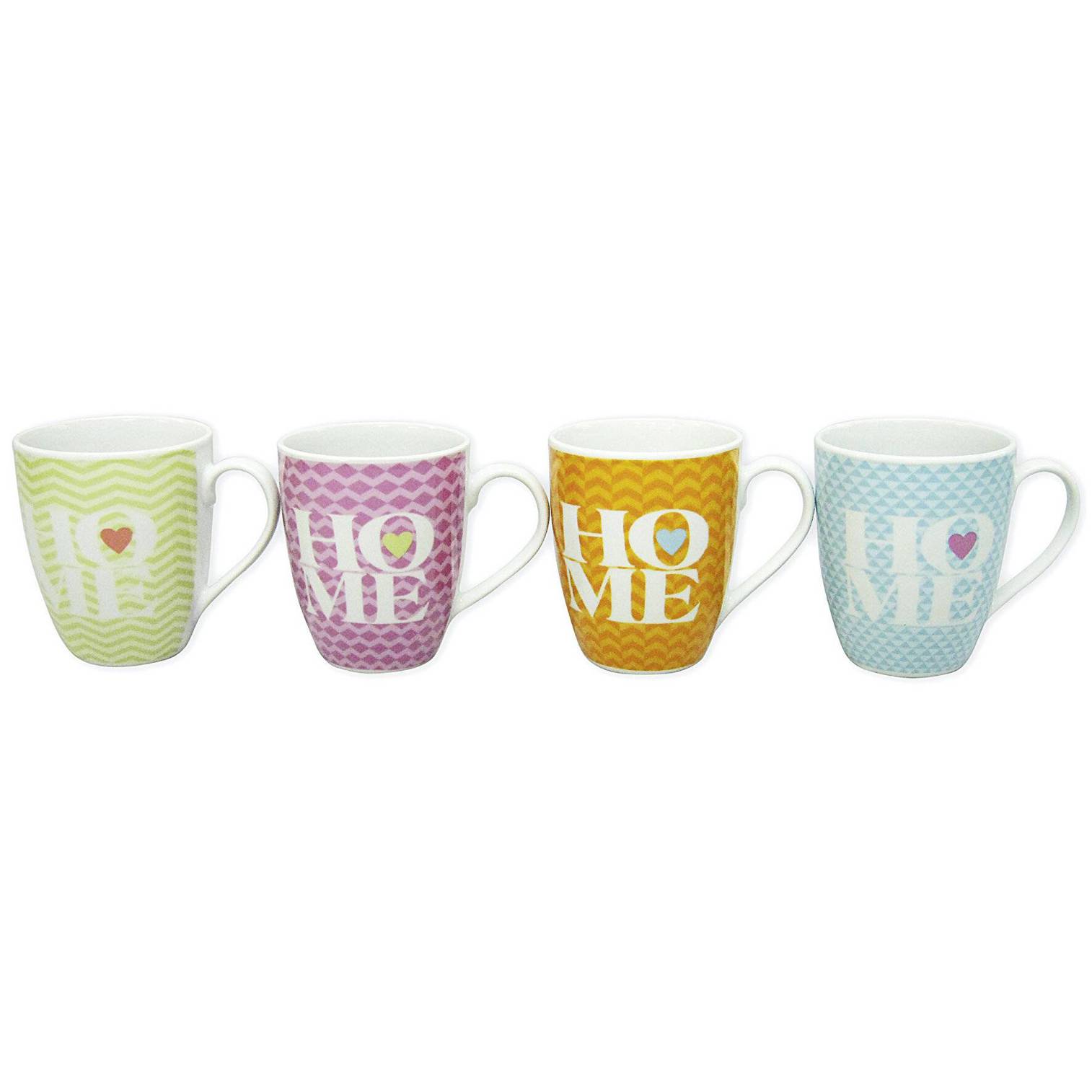 Van Well Wellco Design - 3180170 - Kaffeebecher "Home" mehrfarbig (Modell zufällig) 330ml