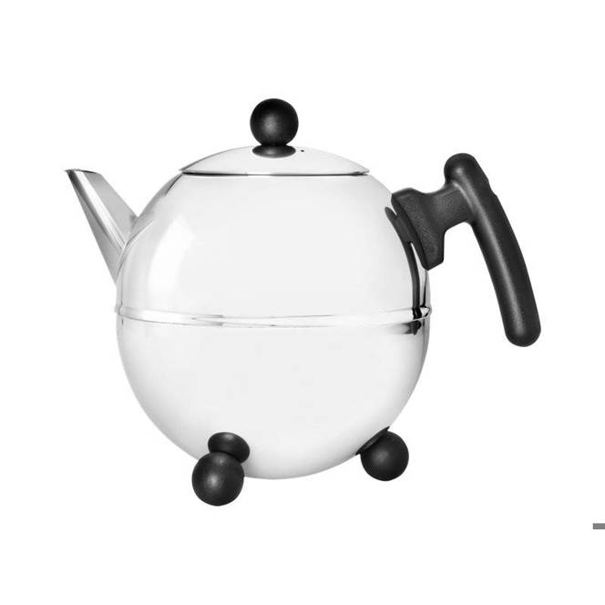 Bredemeijer Group - Duet Bella - Einzelne Teekanne 1500 ml, Schwarz/Silber