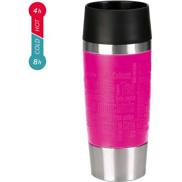 Emsa Thermobecher 0,36L TRAVEL MUG himbeer