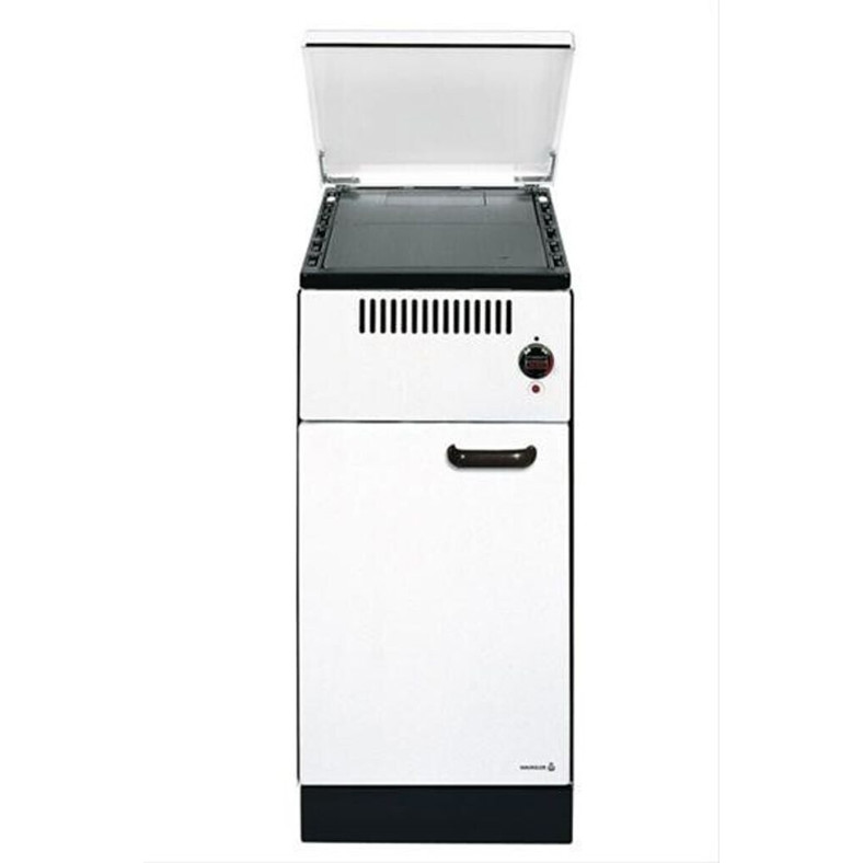 Wamsler - OZ 444 S, Beistellherd mit Stahlkochfeld, frei stehendes Gerät, Weiß (Dimensionen: 83x40x60 cm)