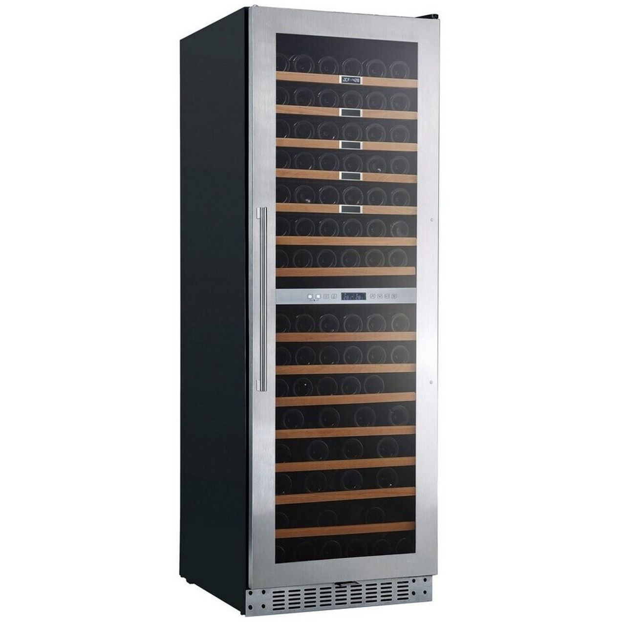 Hanseatic - HWC171FCIA (Silber Weinklimaschrank, 2 Zonen, 415 Liter)