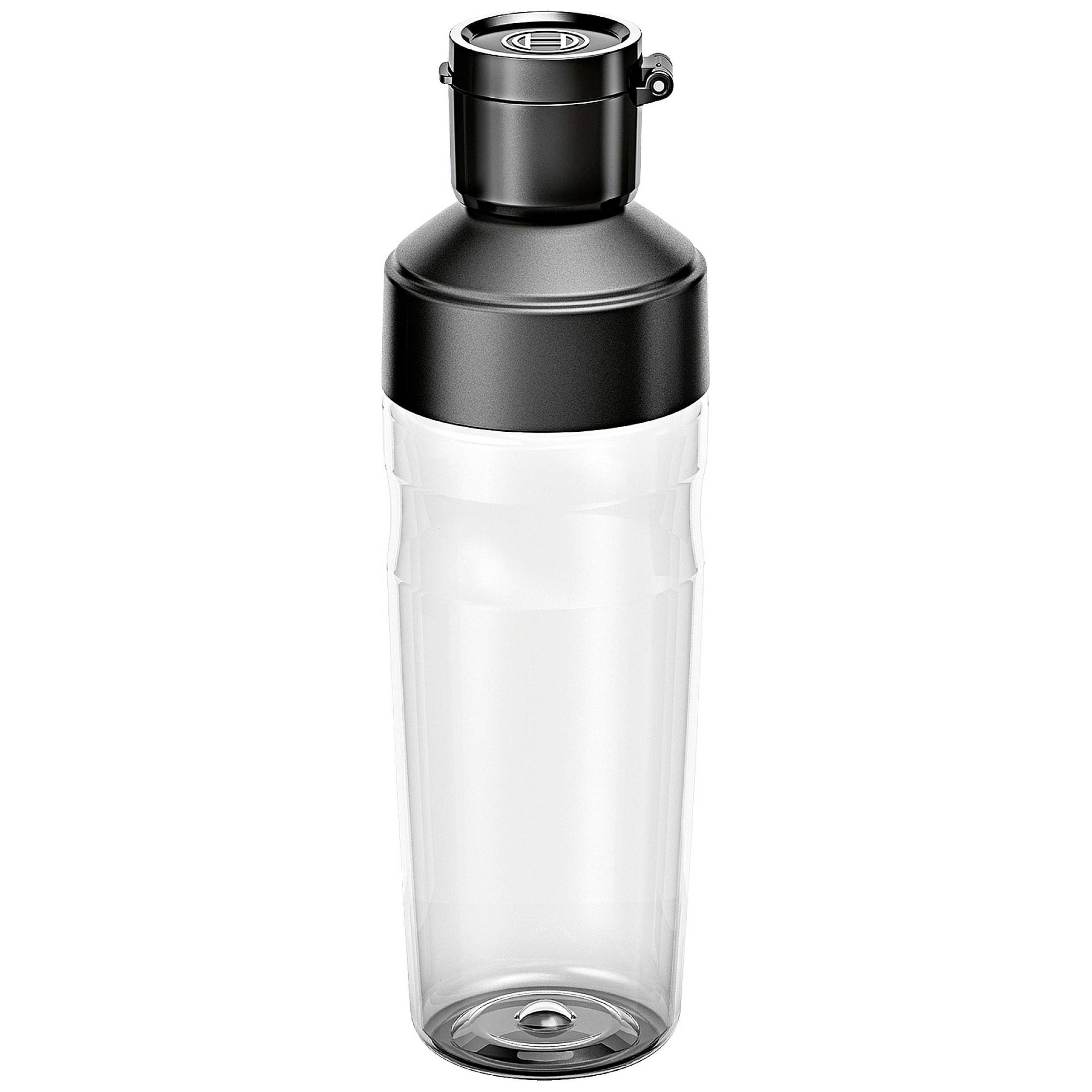 Bosch Haushalt - Vakuum To Go Flasche, 0,6Ltr. (Schwarz, Transparent) Tritan
