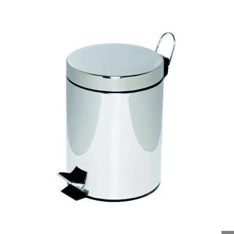 ALCO - Tretabfalleimer Stahl (kunststoffbeschichtet, 5l, chrom)