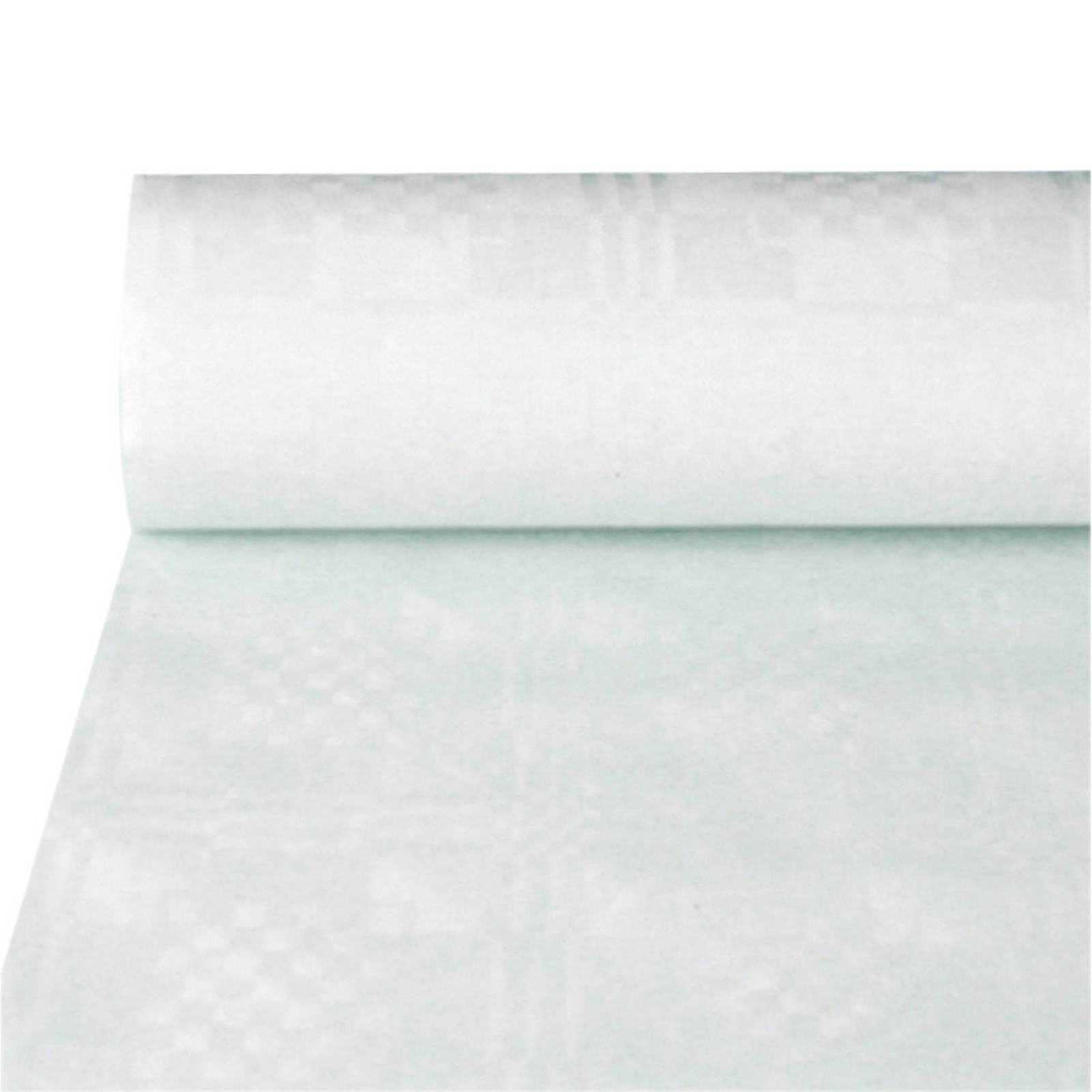 Papstar - 12542 (Papiertischtuch 50x1m, Papier weiß)