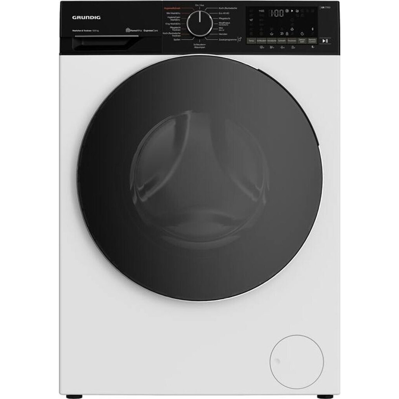 Grundig - GD7P510447W (Waschmaschine/Trockner Weiß - Frontlader) für große Haushalte