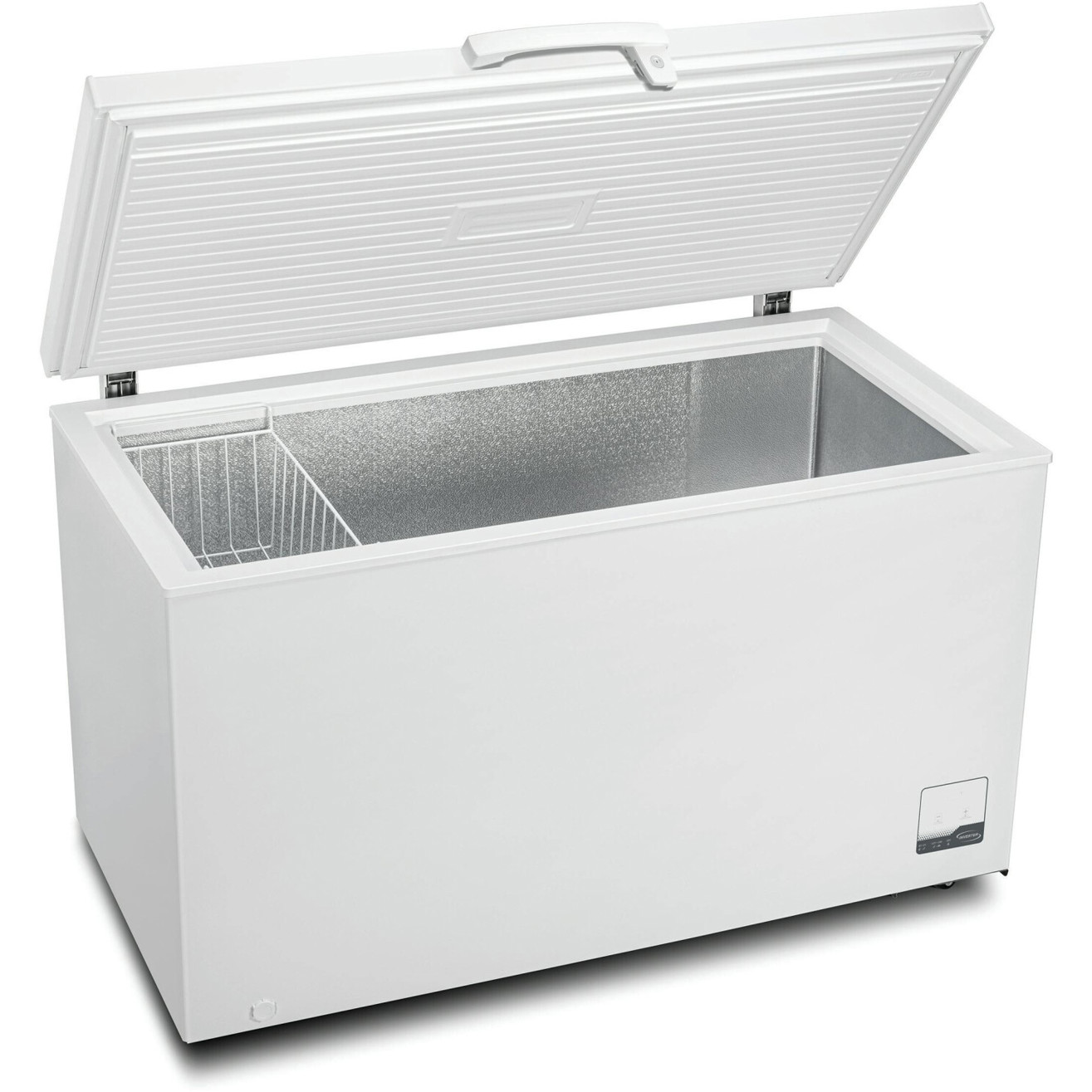 Metro Professional - GHF2400 (Gefrierschrank mit 4-Sterne Gefrierklasse, 400 Liter Volumen, leise mit 41 dB, weiß, mit Rollen und Innenraumbeleuchtung)