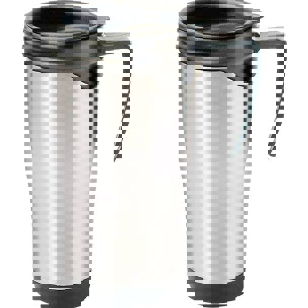MATO interpräsent - 4100 Thermobecher - Edelstahl gebürstet & Schwarz - 0.4L, 120mm Ø, 150mm H, 186g