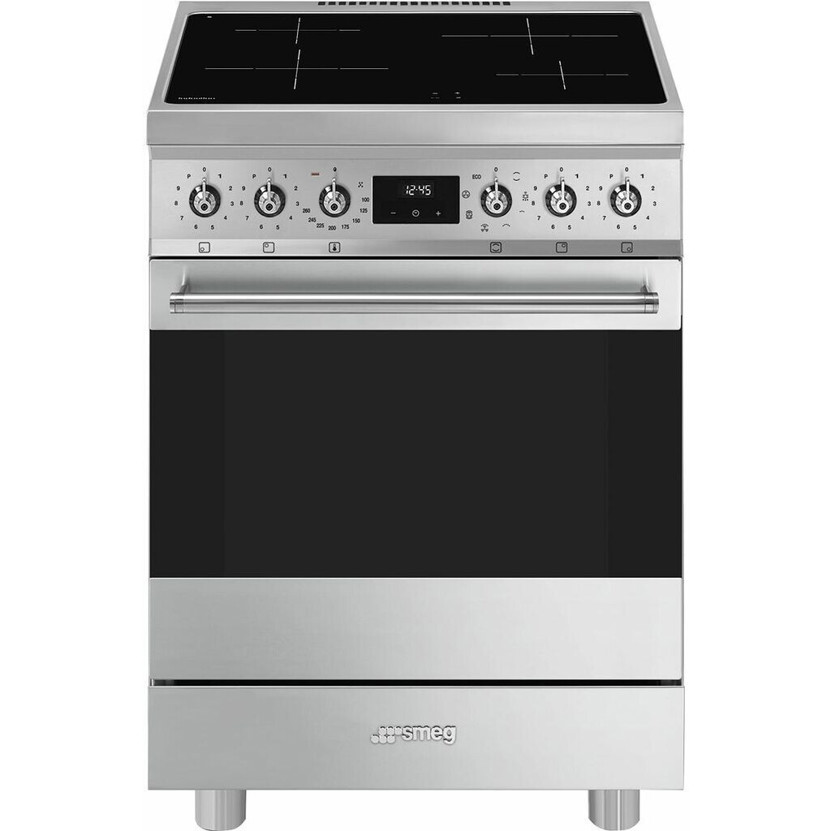 Smeg - C6IMXM2 (Großer Induktionsherd mit 4 Kochstellen) silber