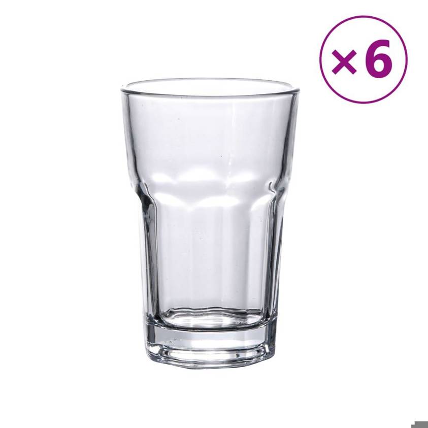 VIDA XL - Biergläser (6 Stk., 295 ml)