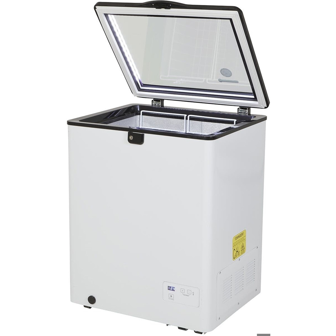 Gastro-Cool - GCFC100 Gewerbetiefkühltruhe (110 Liter) - weiß - oben