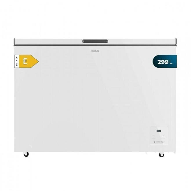 Cecotec - 299 - Bolero CoolMarket Tiefkühltruhe mit Kindersicherung, Schnellgefrieren & elektronischer Temperaturregelung  (Weiß)