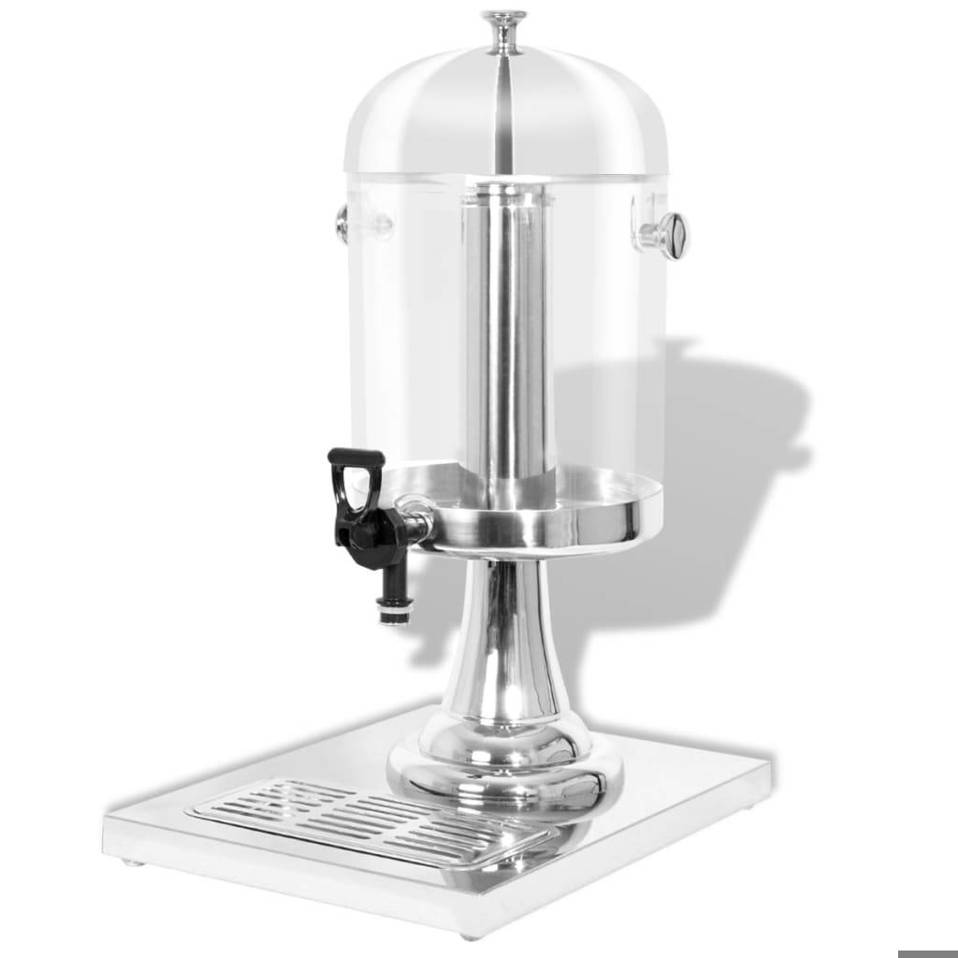 VIDA XL - 8L Getränkespender, Edelstahl
