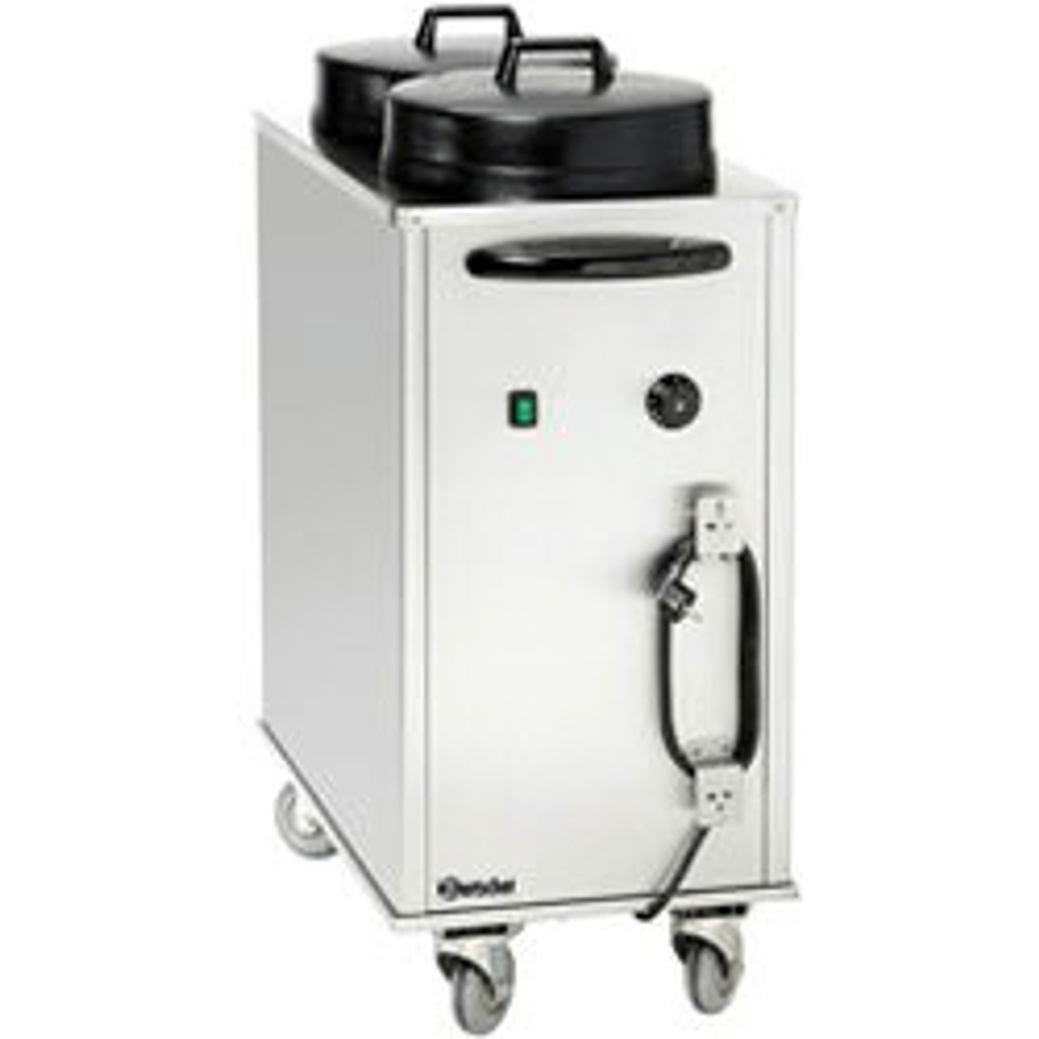 Bartscher - 103065 - Tellerwärmer Edelstahl-Optik mit Ein-/Aus-Schalter, für 100 Teller geeignet, 43 x 80 x 102,5 cm, mobil durch Lenkrollen, 2.000 Watt, 220-240 V