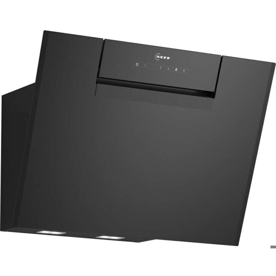 Neff - D65JFN1S0 (Wandhaube) - Kopffreihaube Schwarz mit Touch-Control, LED-Beleuchtung, Sprachsteuerung, WLAN, Metallfilter & Aktivkohlefilter