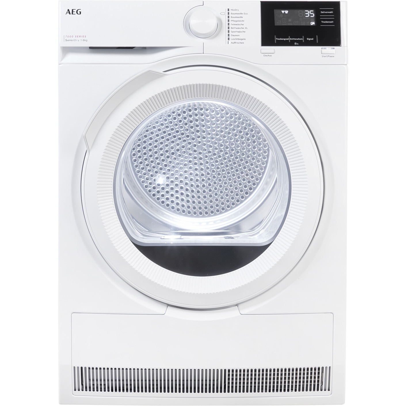 AEG - TR7T60580 (Wärmepumpentrockner, Frontlader, 8kg) - ProSense, SensiDry