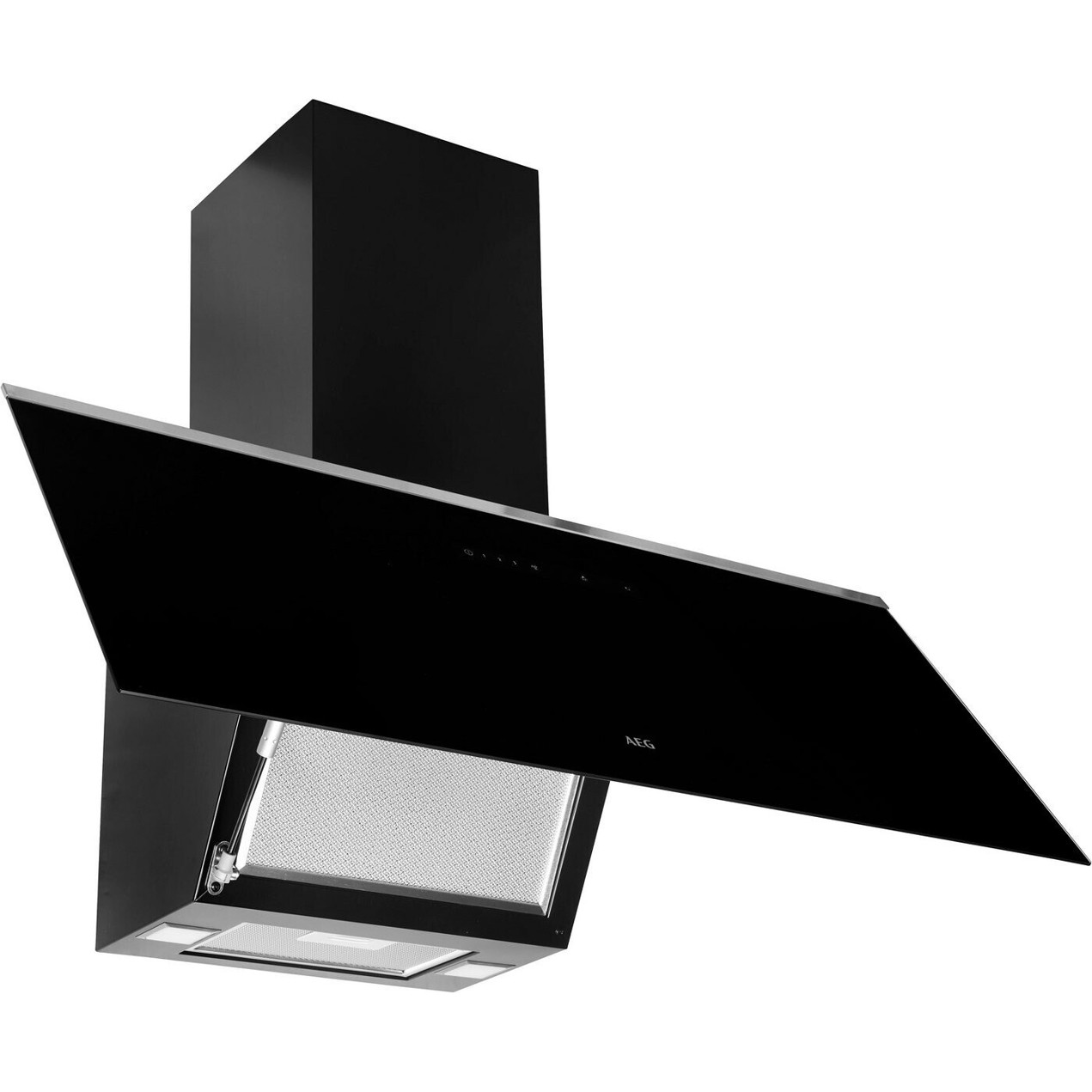 AEG - DVE5961HB, schwarz (Wand-/Kopffreihaube mit Touch-Control und LED-Beleuchtung)