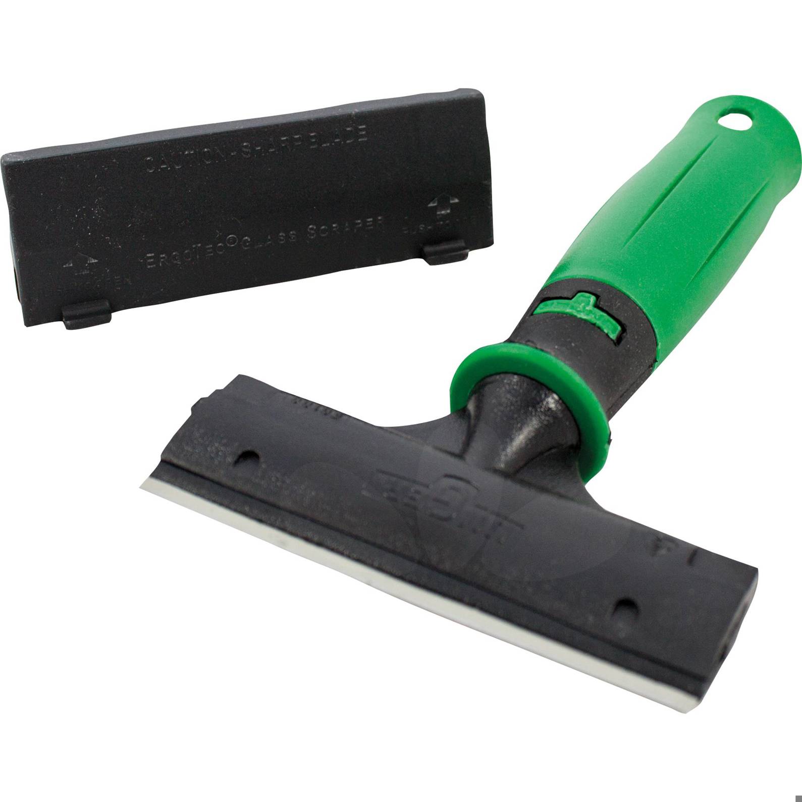 Unger - EG100 - ErgoTec® Glasschaber 10cm Grün Stahl