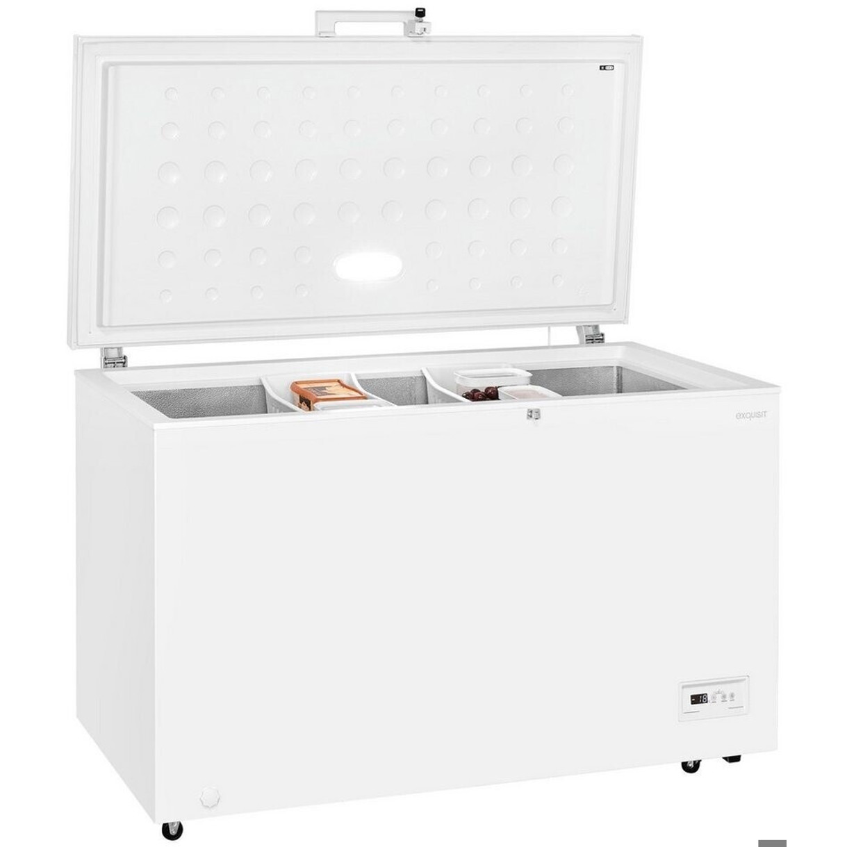 Exquisit - GT400-HE-040E (Großraum-Gefrierschrank, 371 Liter, 4-Sterne)