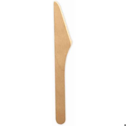 Naturestar - 160mm Messer (Holz FSC) Bio, VE=100 Stück