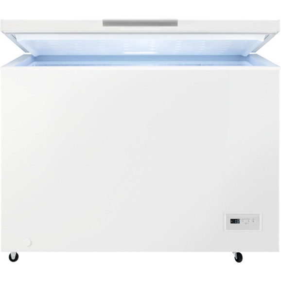 AEG - AHB531E1LW (weiß) Gefrierschrank - Low-Frost, Schnellgefrieren, 4-Sterne-Klasse, 308L Volumen, Türalarm, 3 Vorratskörbe