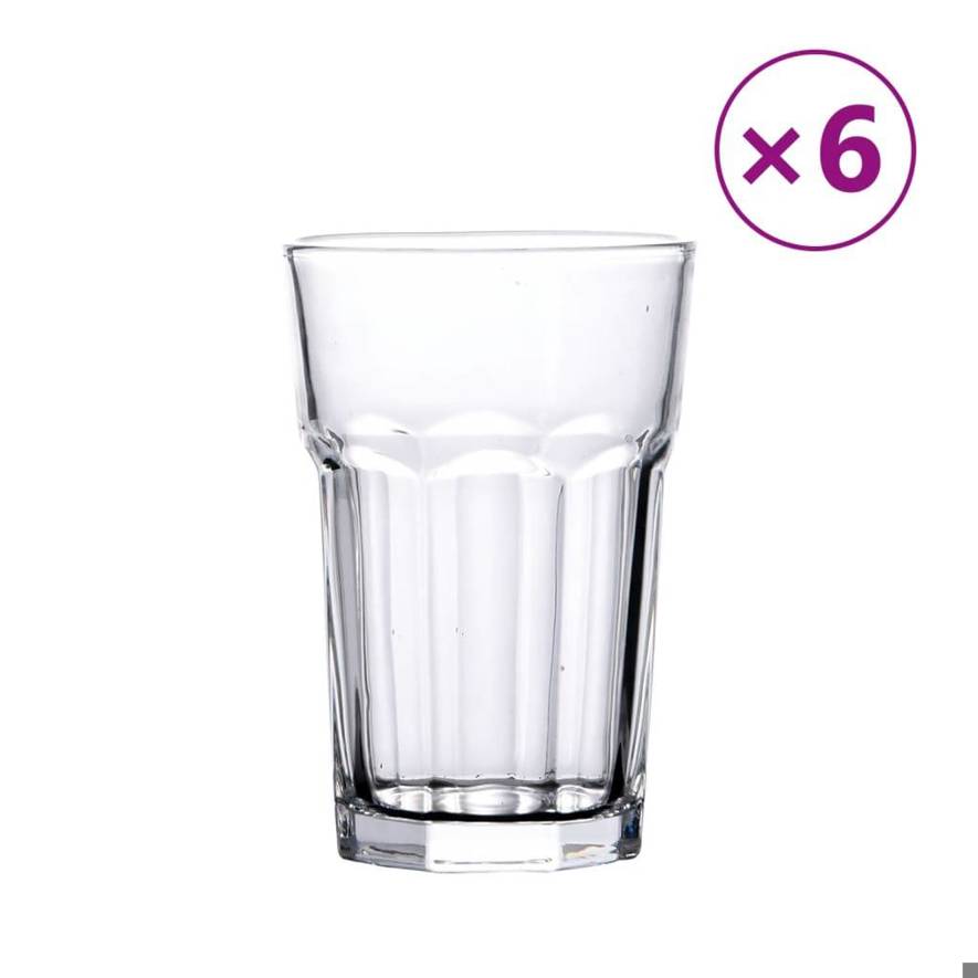 VIDA XL - 415 ml (6 Stk.) Biergläser