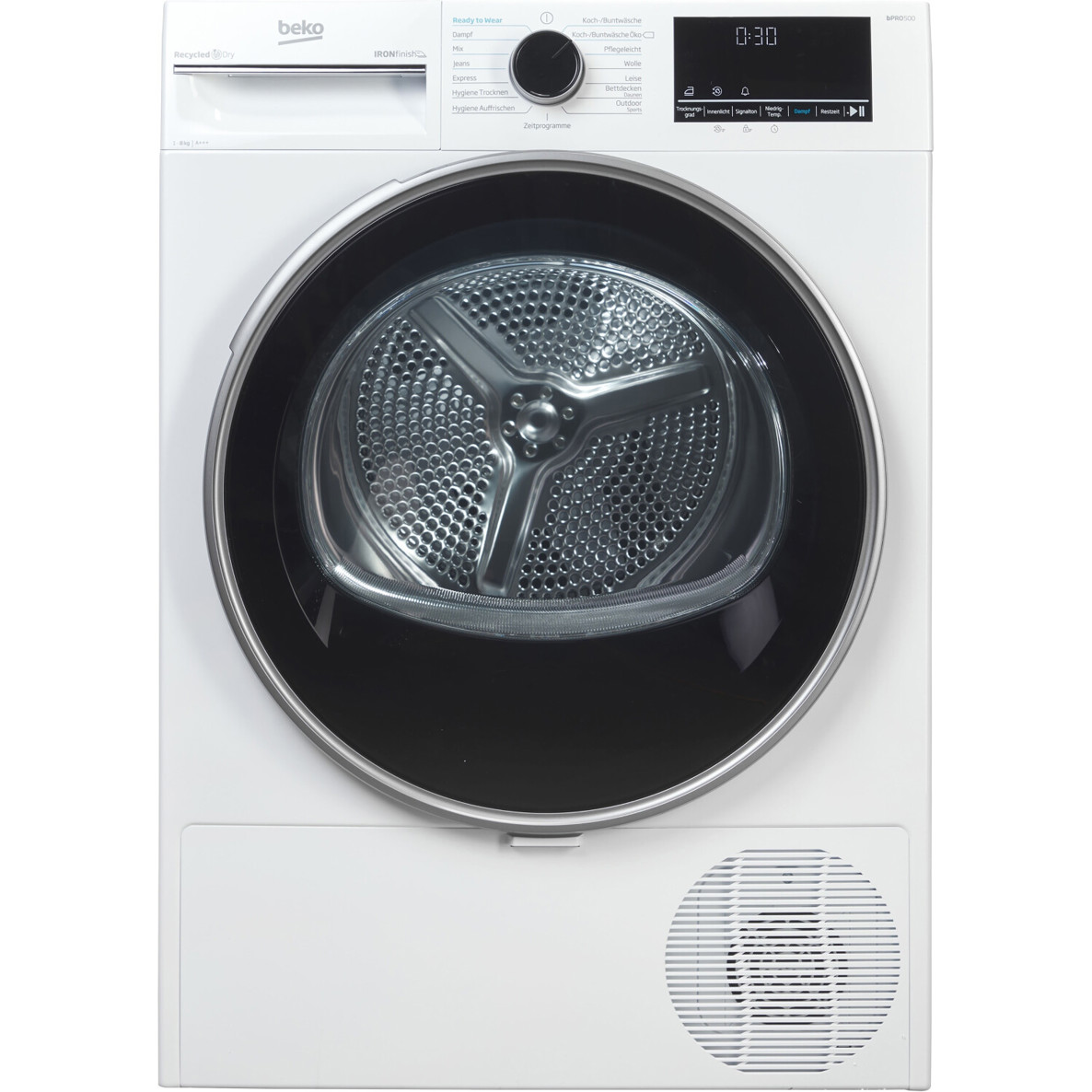 Beko - B5T4824IF (Wärmepumpentrockner, weiß, 8 kg, 63 dB)