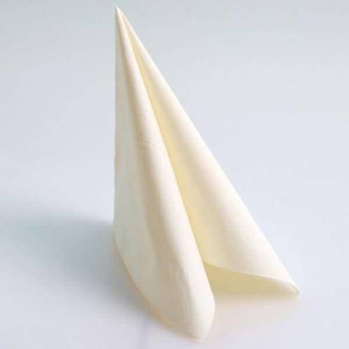 Hygostar - Eleganza2Servietten (2-lagig, 1/4 Falz, 40x40cm, creme, 250St.)