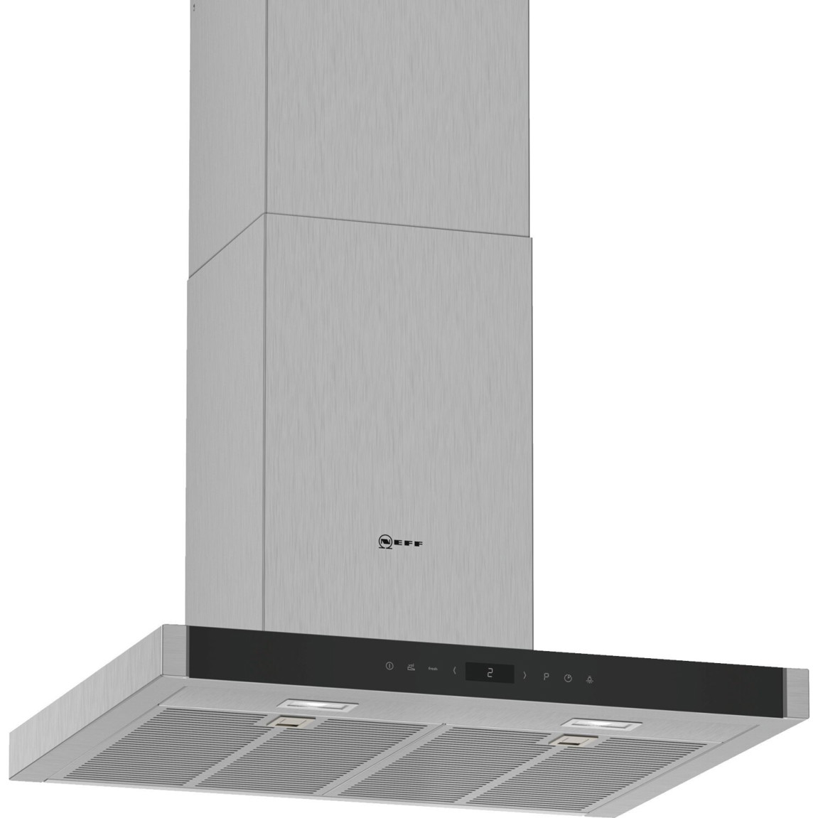 Neff - D65BMP5N0 (60 cm) LED Touch-Control Wandhaube mit Umluft und Metall-Fettfilter