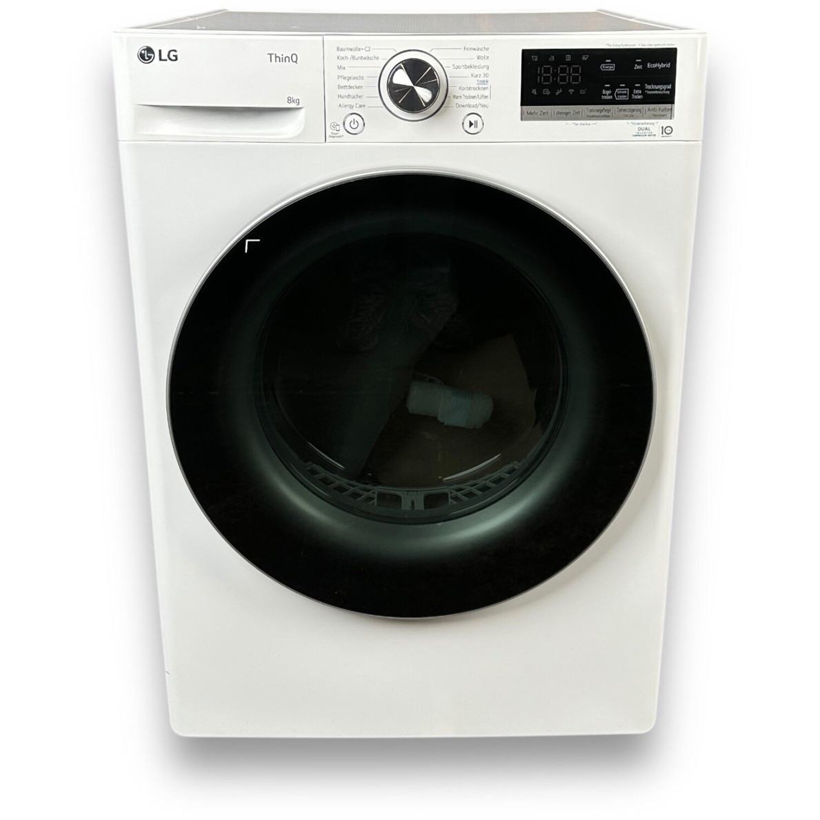 LG - RT80V9C - Wärmepumpentrockner (8 kg, Restfeuchtesensor, freistehend)