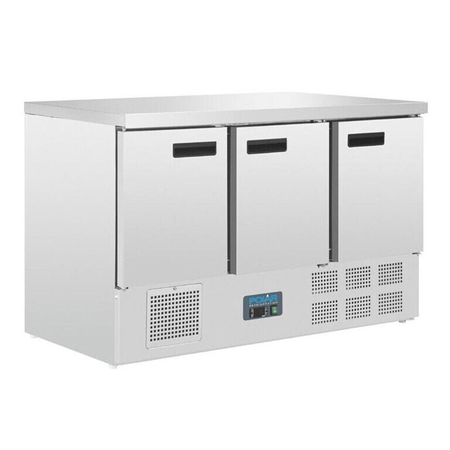 Polar Refrigeration - Serie G Kühltisch - Freistehend Stahlblech 308 Liter