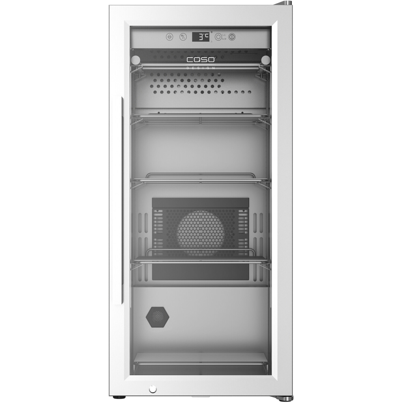 Caso - DryAged Master 63 (Reifeschrank, freistehend, Edelstahl, 63 Liter, Glastür)