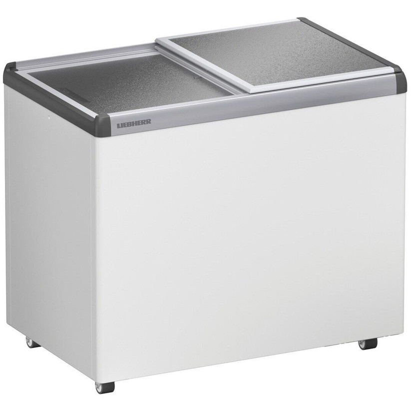 Liebherr - 2852-40 freistehende Gewerbetiefkühltruhe (275 Liter, Stahlblech, Schiebetüren) - weiß