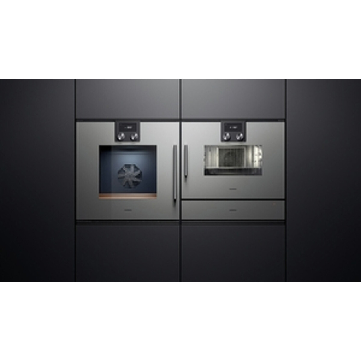 Gaggenau - WSP 221-100 Wärmeschublade (60 cm, Schwarz, Grifflos, Push-to-open)