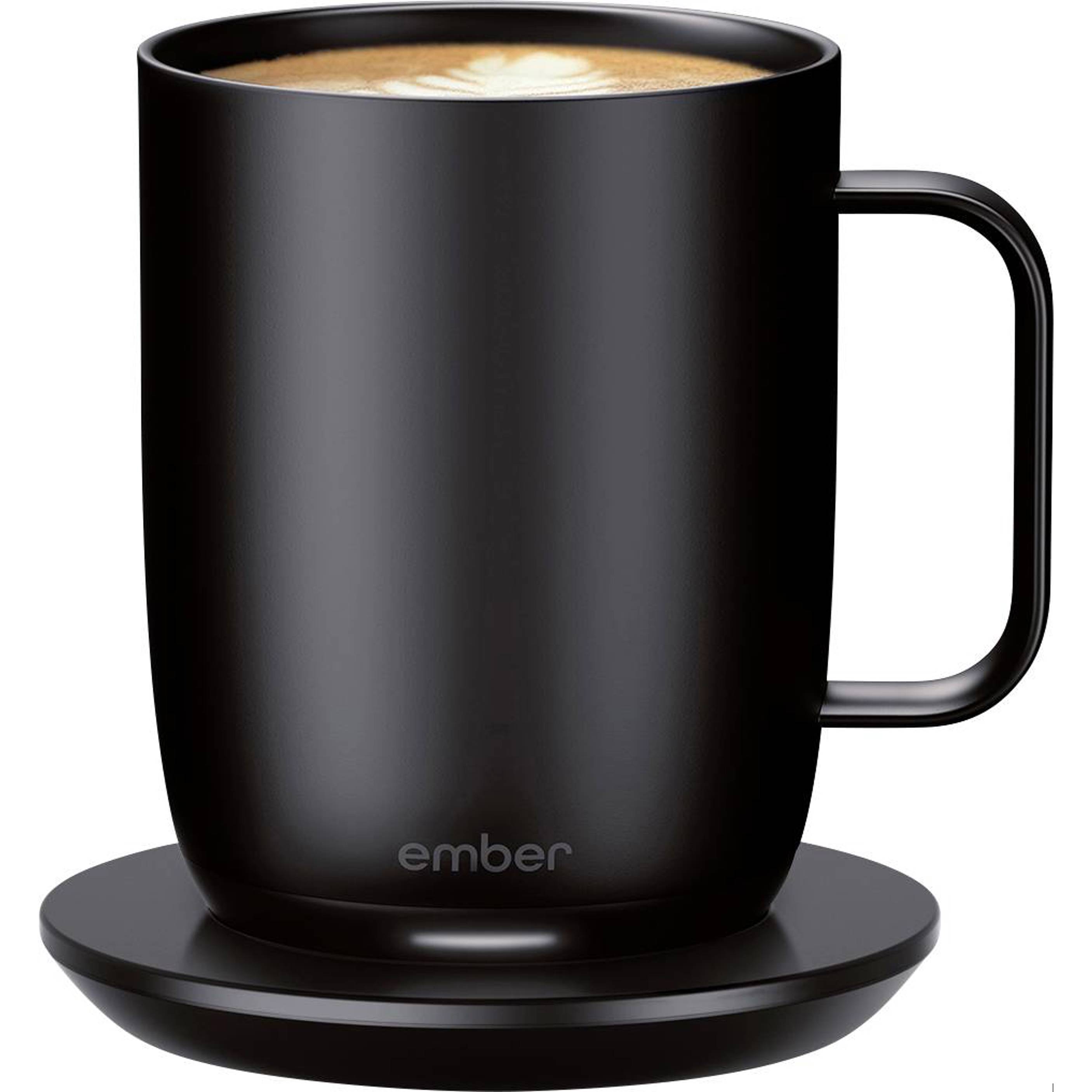 Ember - CM191400EU (Smart-Trinkbecher mit Edelstahl & Keramik) - Schwarz 414ml