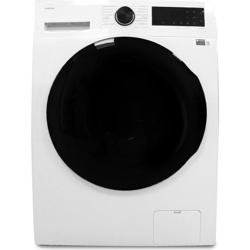 Samsung - WD1BDG5B15BE/EG (freistehender Waschtrockner, 11kg Waschen, 6kg Trocknen, Frontlader, LED Display, WLAN fähig, Sprachsteuerung, weiß/schwarz)