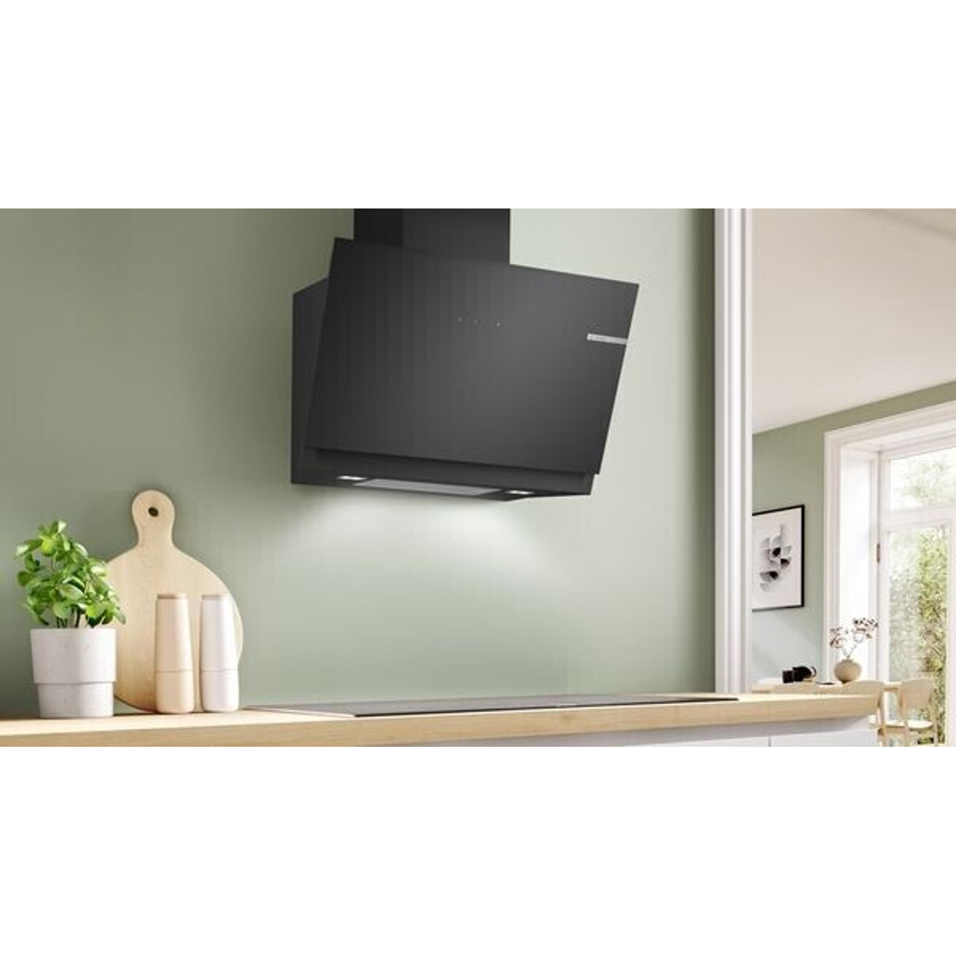 Bosch - DWK81AN60 - Kopffreihaube (schwarz) mit LED-Beleuchtung und WLAN-Funktion