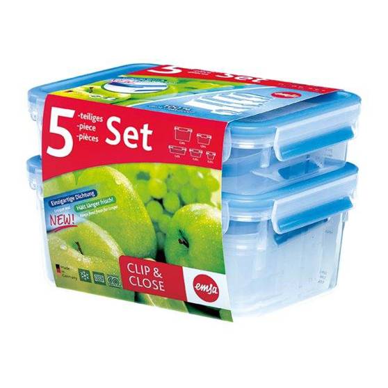 Groupe SEB - 508568 CLIP & CLOSE Frischhaltedosen Set