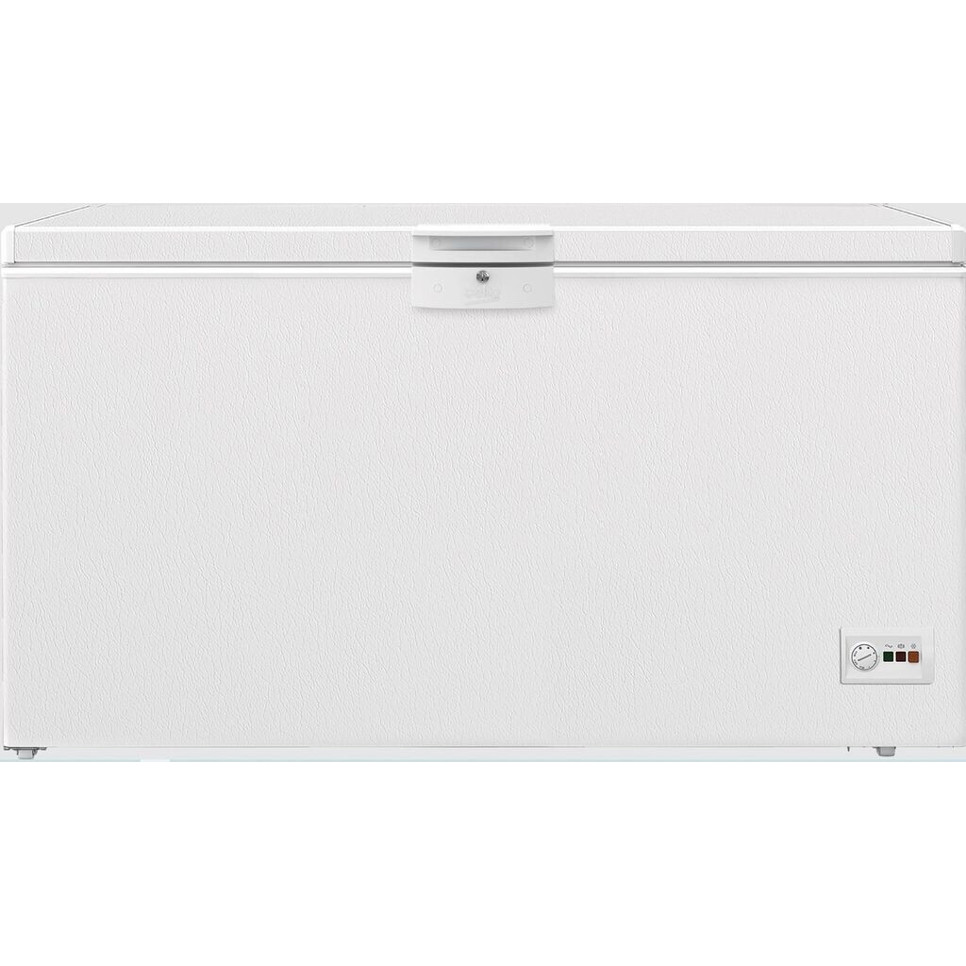 Beko - HSM46740 Kühl-Gefrierkombination (451L, 3 Vorratskörbe, statisches Kühlsystem) - weiß