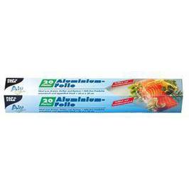 Papstar - 14020 Aluminiumfolie (30cm x 20m, 0,011mm, silber - 1 Rolle)