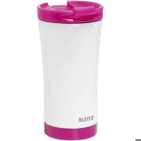 Leitz - Wow Edelstahl Thermobecher (380ml, pink) (Inhalt: 1St.)